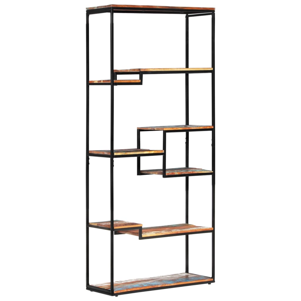 vidaXL Bookcase 80x30x180 cm Solid Reclaimed Wood