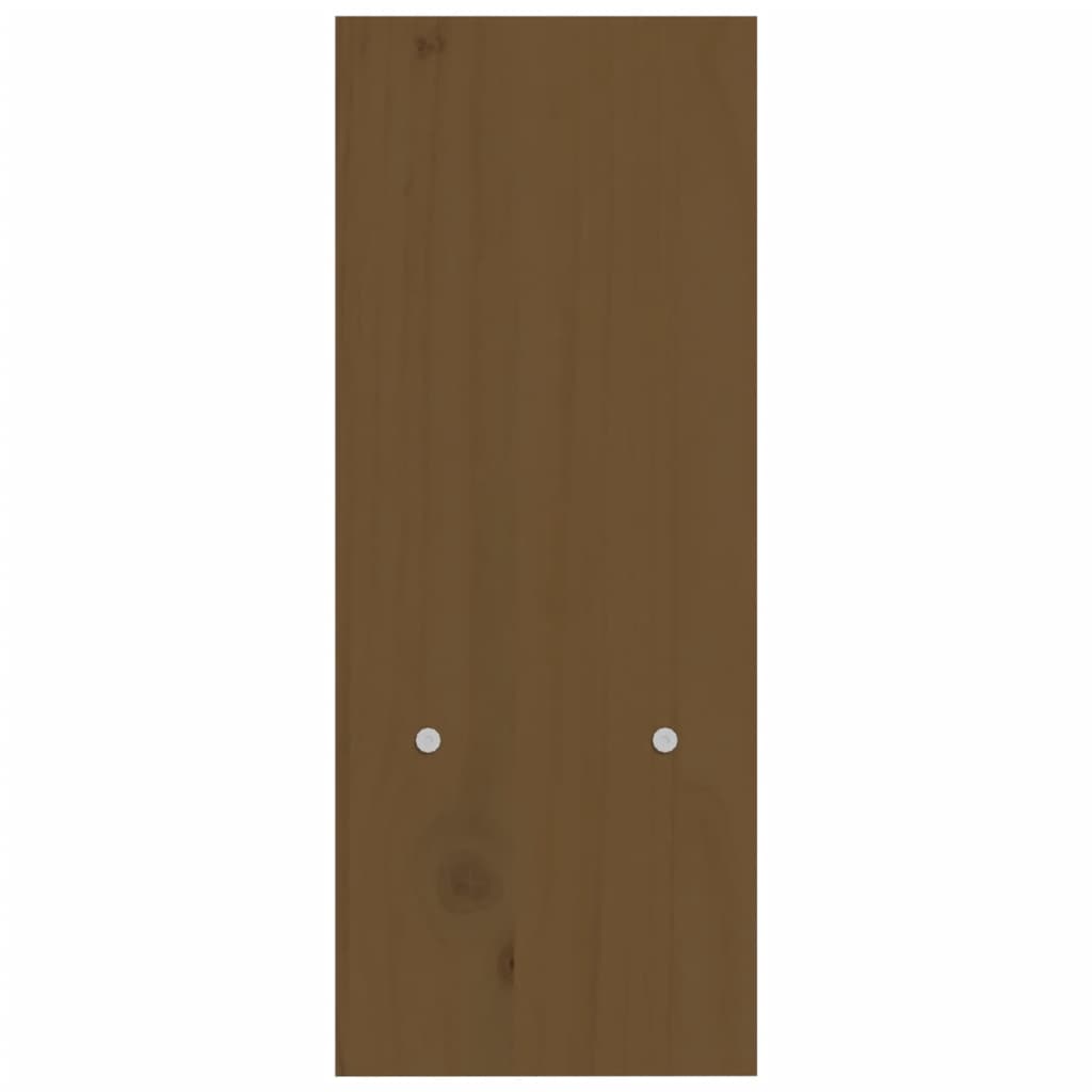 vidaXL Monitor Stand Honey Brown (39-72)x17x43 cm Solid Wood Pine