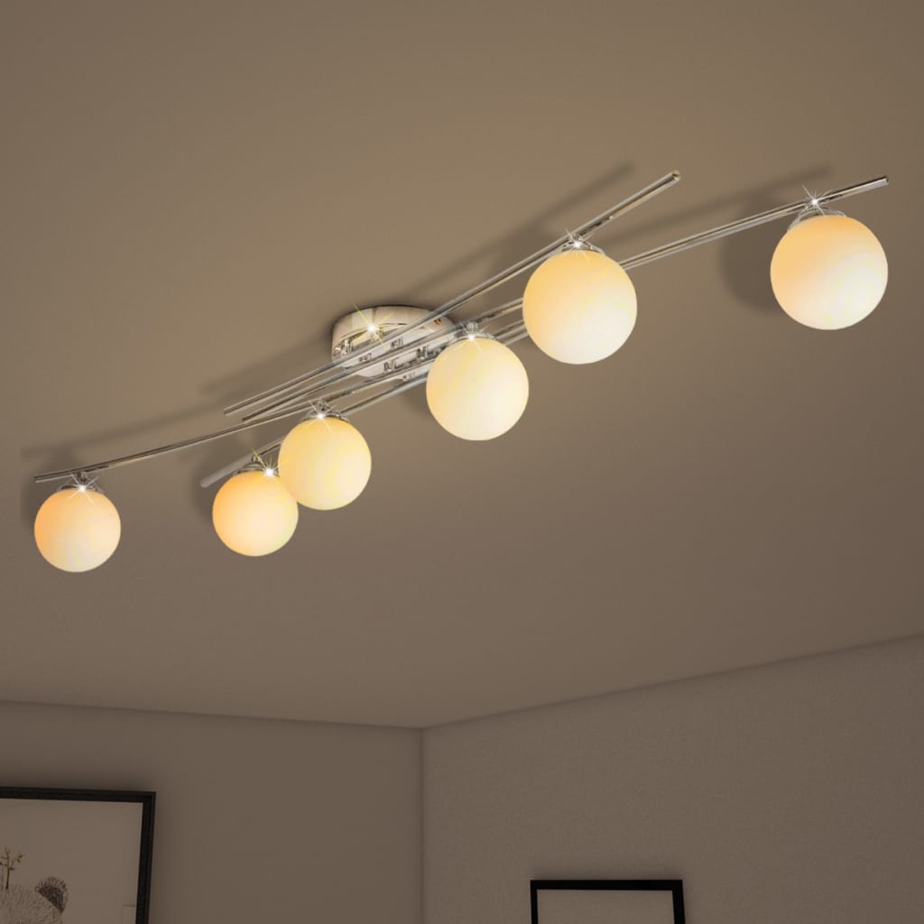 vidaXL Ceiling Lamp for 6 G9 Bulbs 240 W