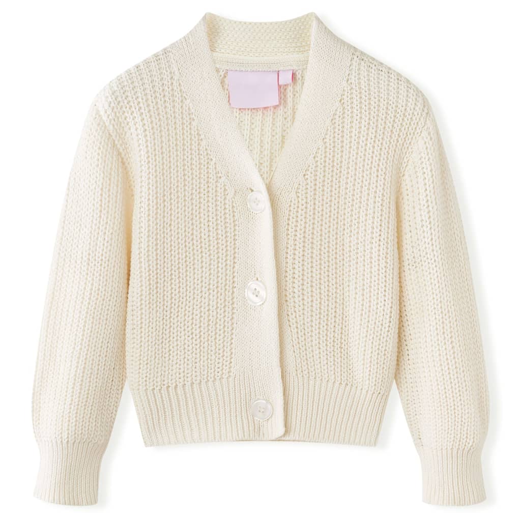 Kids' Cardigan Knitted Snow White 92