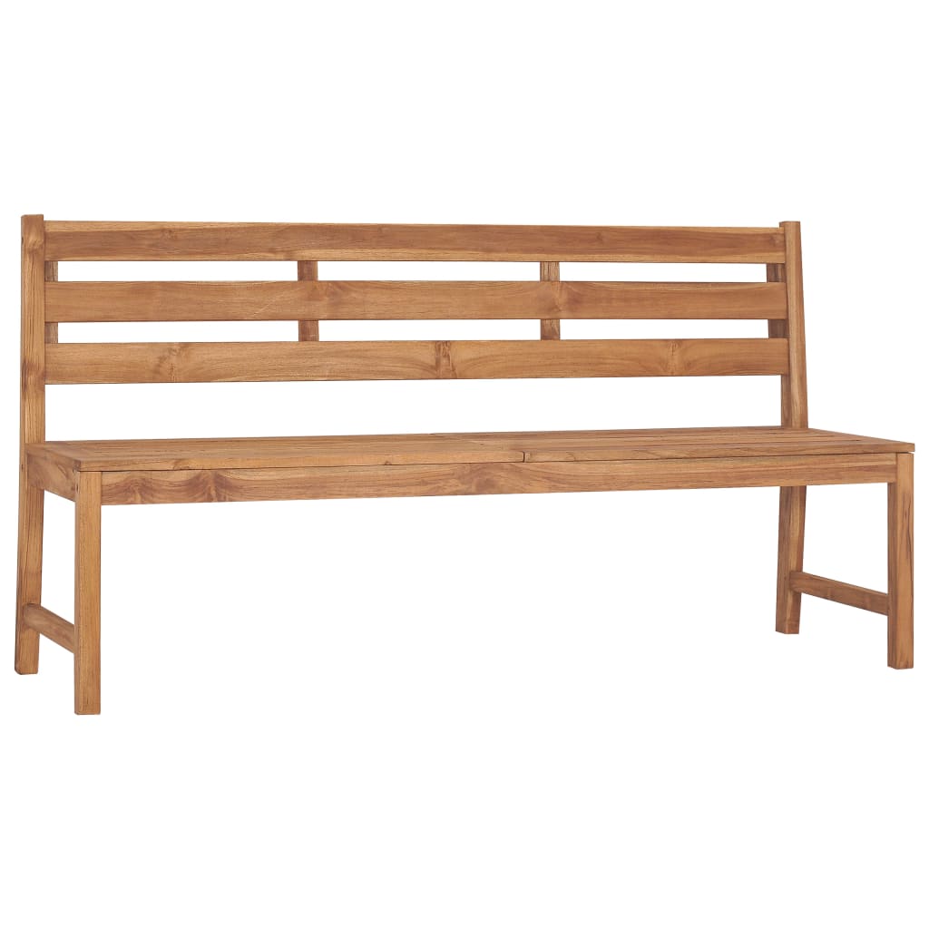 vidaXL Garden Bench 170 cm Solid Teak Wood