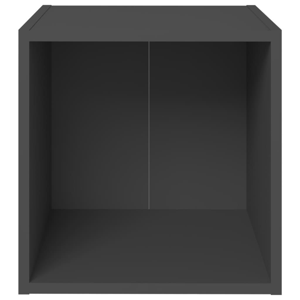 vidaXL TV Cabinets 4 pcs Grey 37x35x37 cm Engineered Wood
