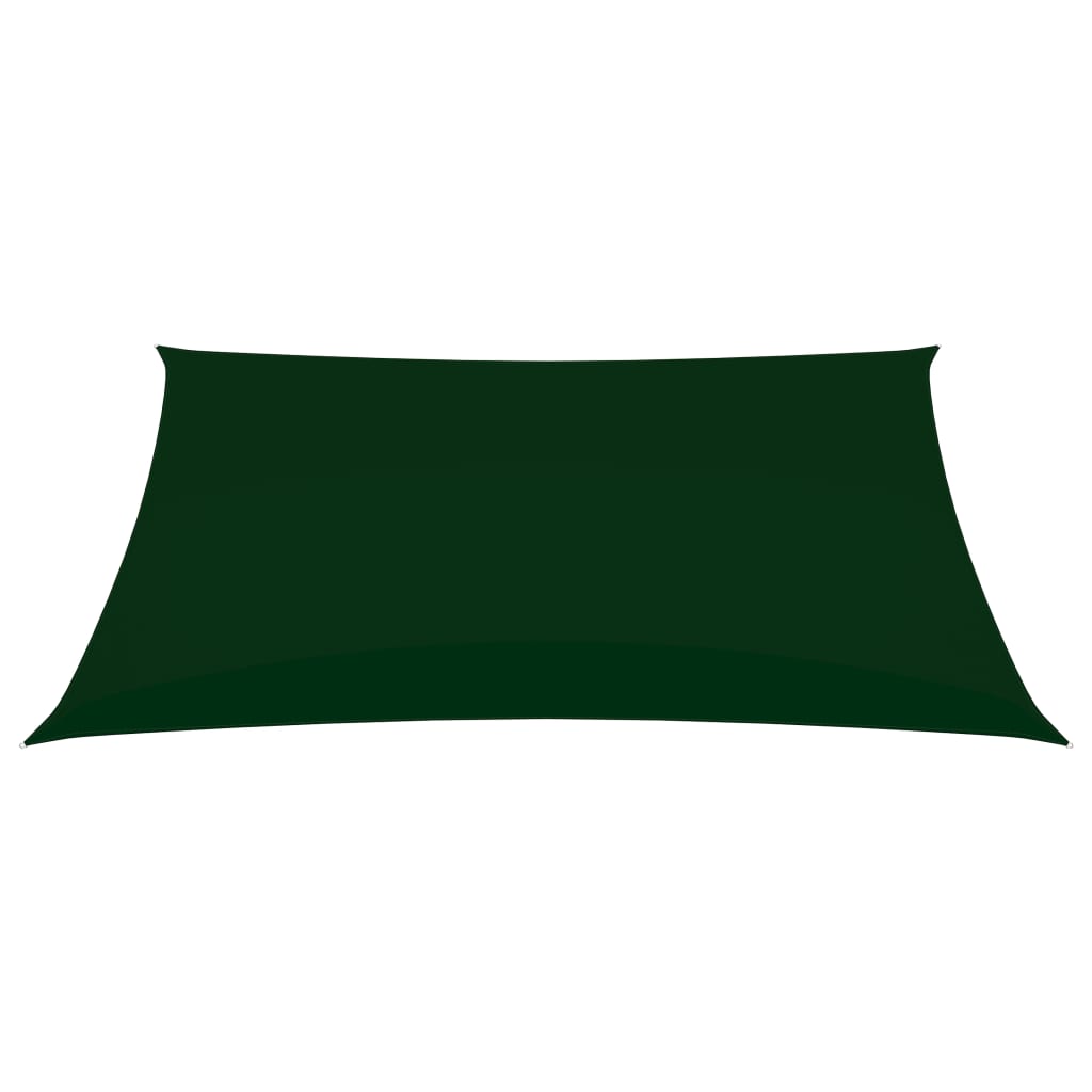 vidaXL Sunshade Sail Oxford Fabric Rectangular 4x5 m Dark Green