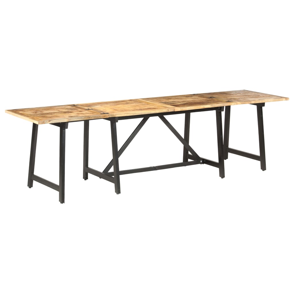 vidaXL Extendable Dining Table 280x80x75 cm Solid Mango Wood