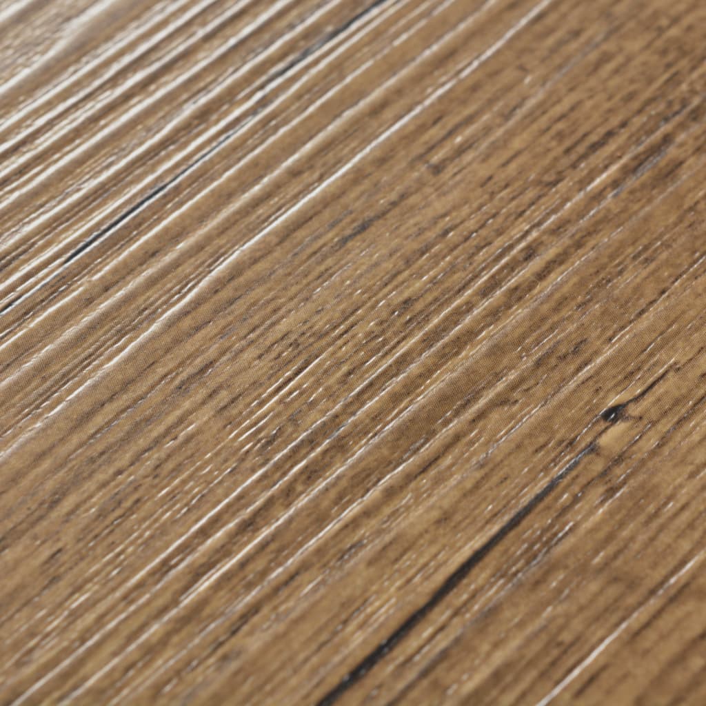 vidaXL Non Self-adhesive PVC Flooring Planks 4.46 m² 3 mm Walnut Brown