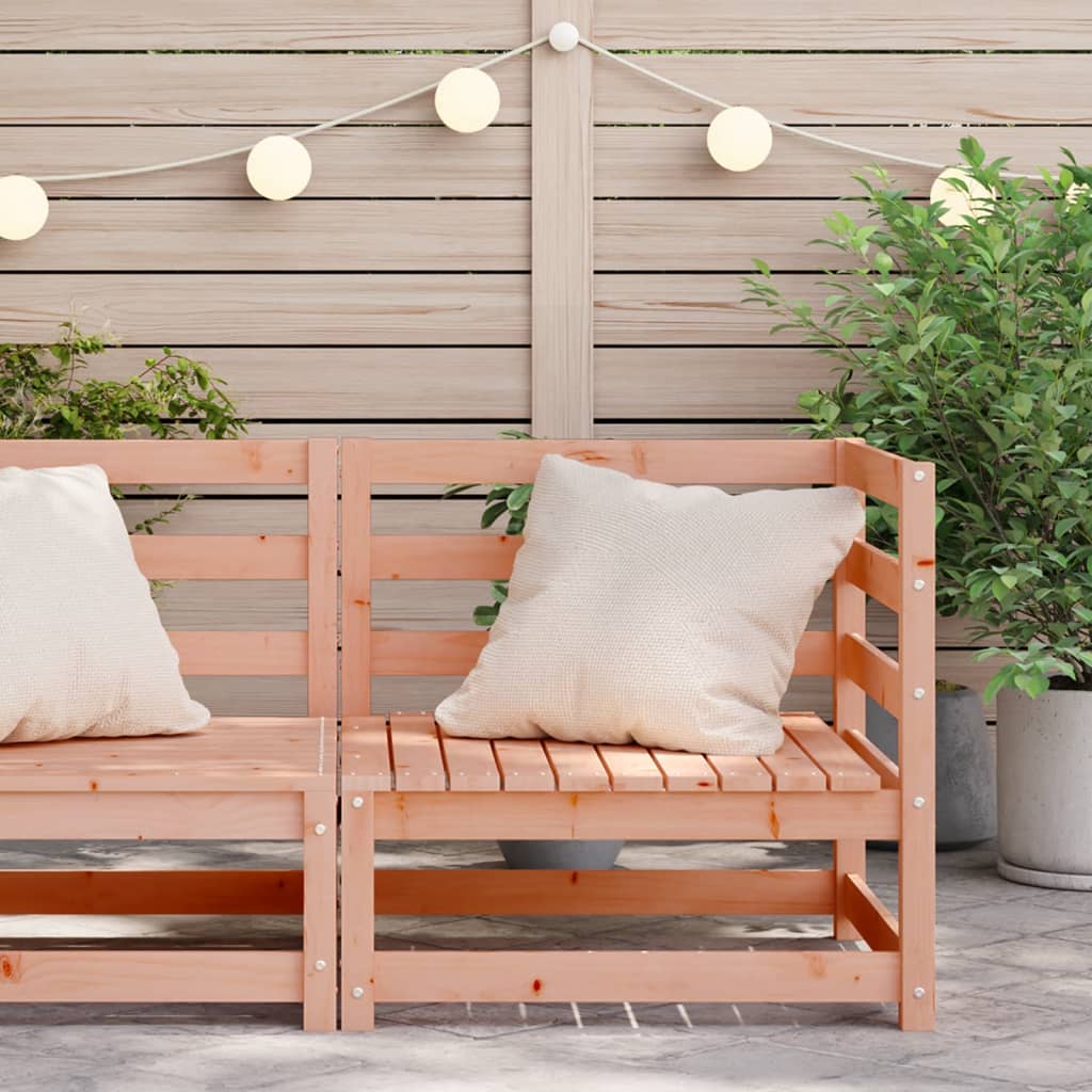 vidaXL Garden Sofa Corner 70x70x67 cm Solid Wood Douglas