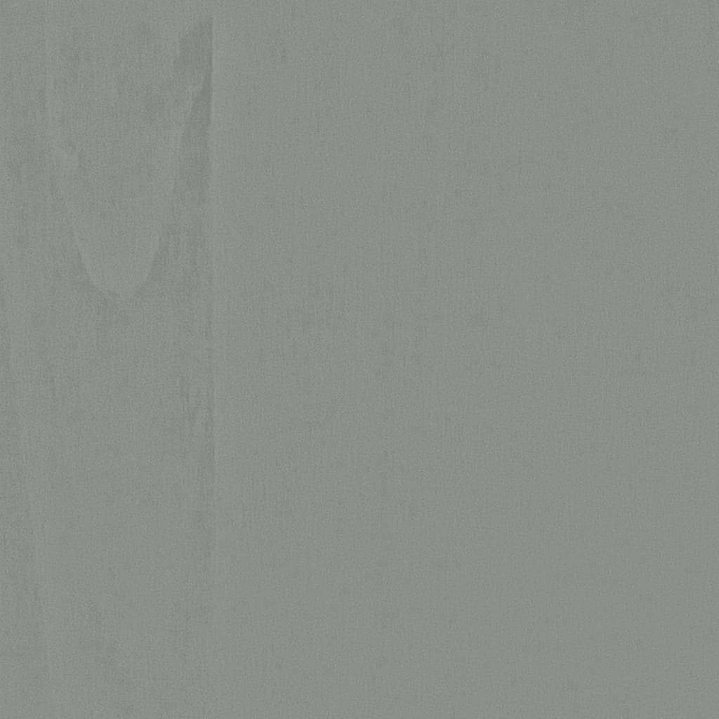 vidaXL Sideboard Corona Grey 112x43x78 cm Solid Wood Mexican Pine