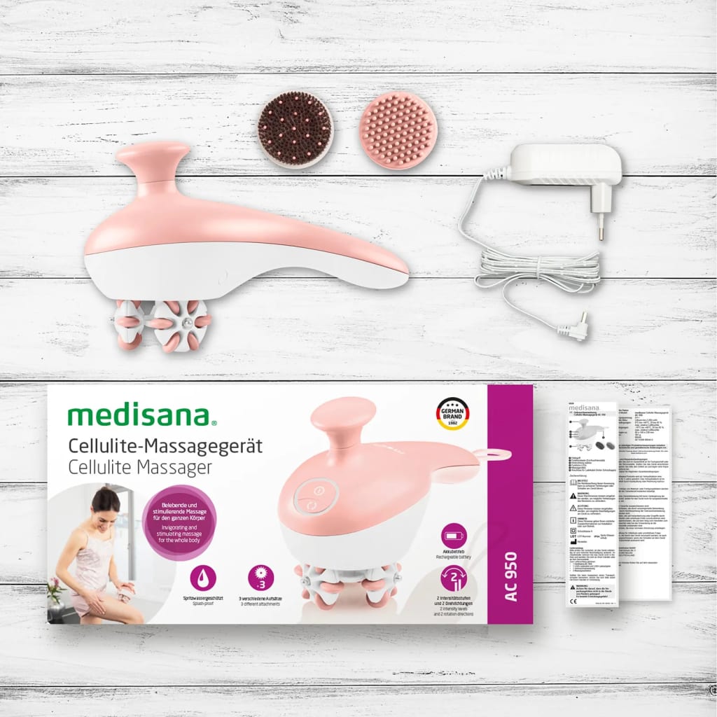 Medisana Cellulite Massager AC 950 Light Pink and White