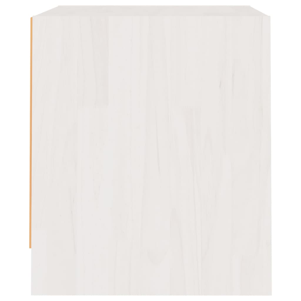 vidaXL Bedside Cabinets 2 pcs White 40x30.5x35.5 cm Solid Pine Wood