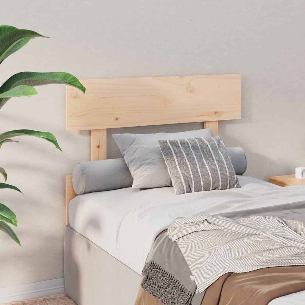 vidaXL Bed Headboard 103.5x3x81 cm Solid Wood Pine