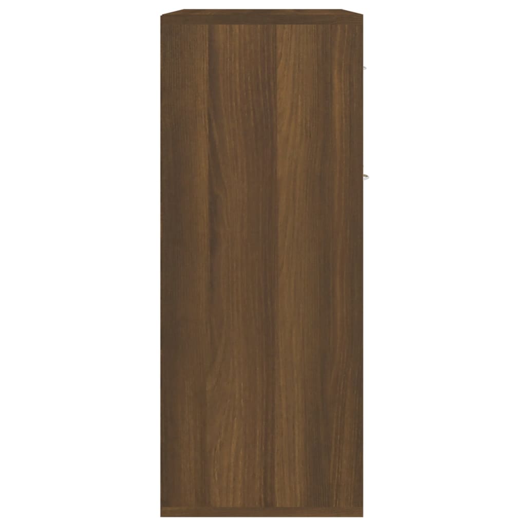 vidaXL Sideboard Brown Oak 60x30x75 cm Engineered Wood
