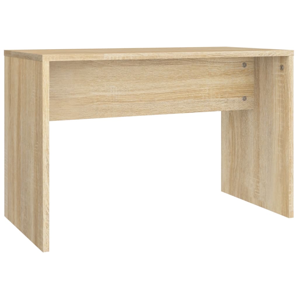 vidaXL Dressing Table Set Sonoma Oak 74.5x40x141 cm
