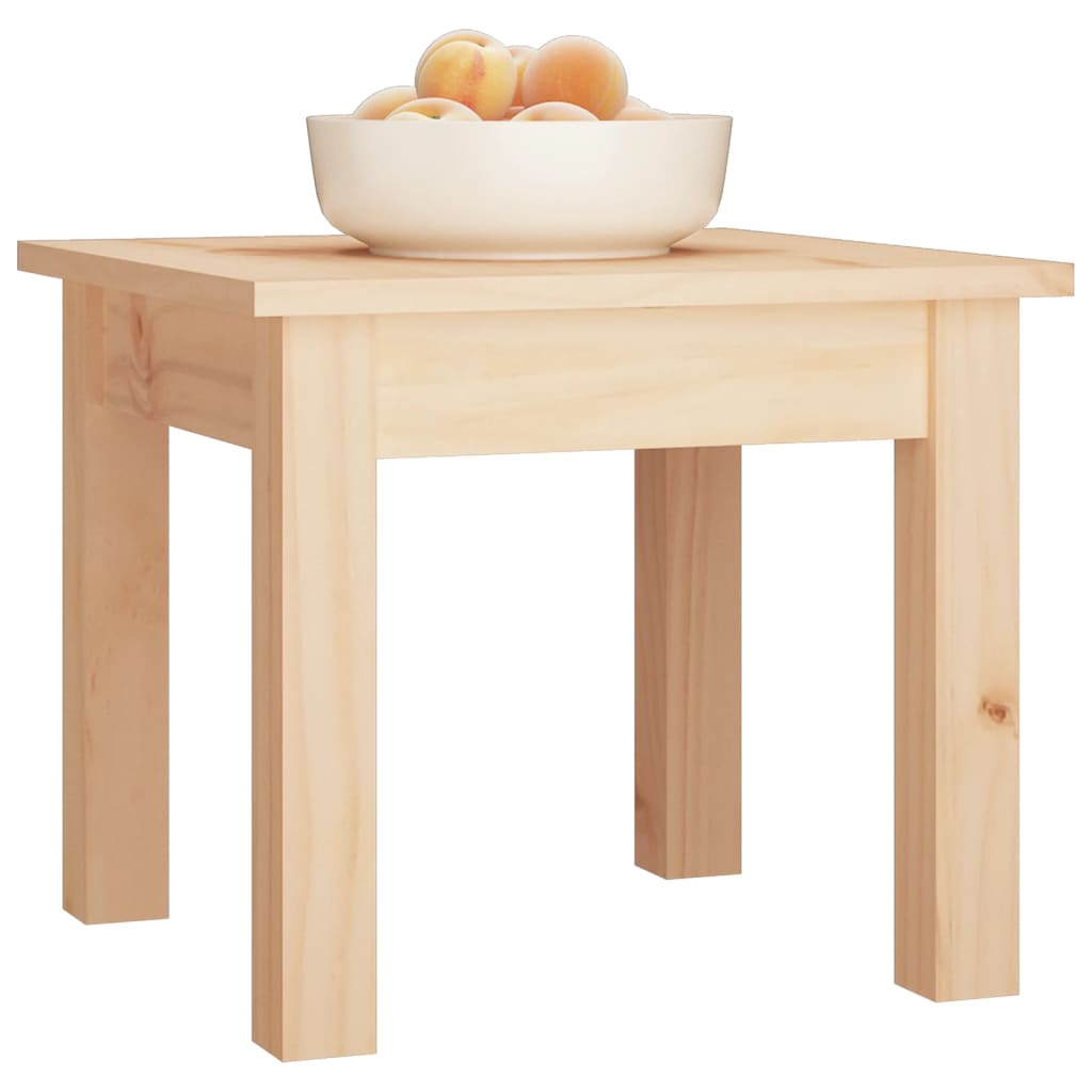 vidaXL Coffee Table 35x35x30 cm Solid Wood Pine