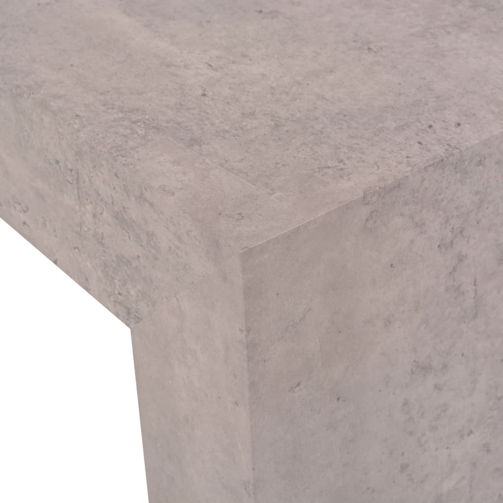 vidaXL Coffee Table Concrete Look 100x50x30 cm