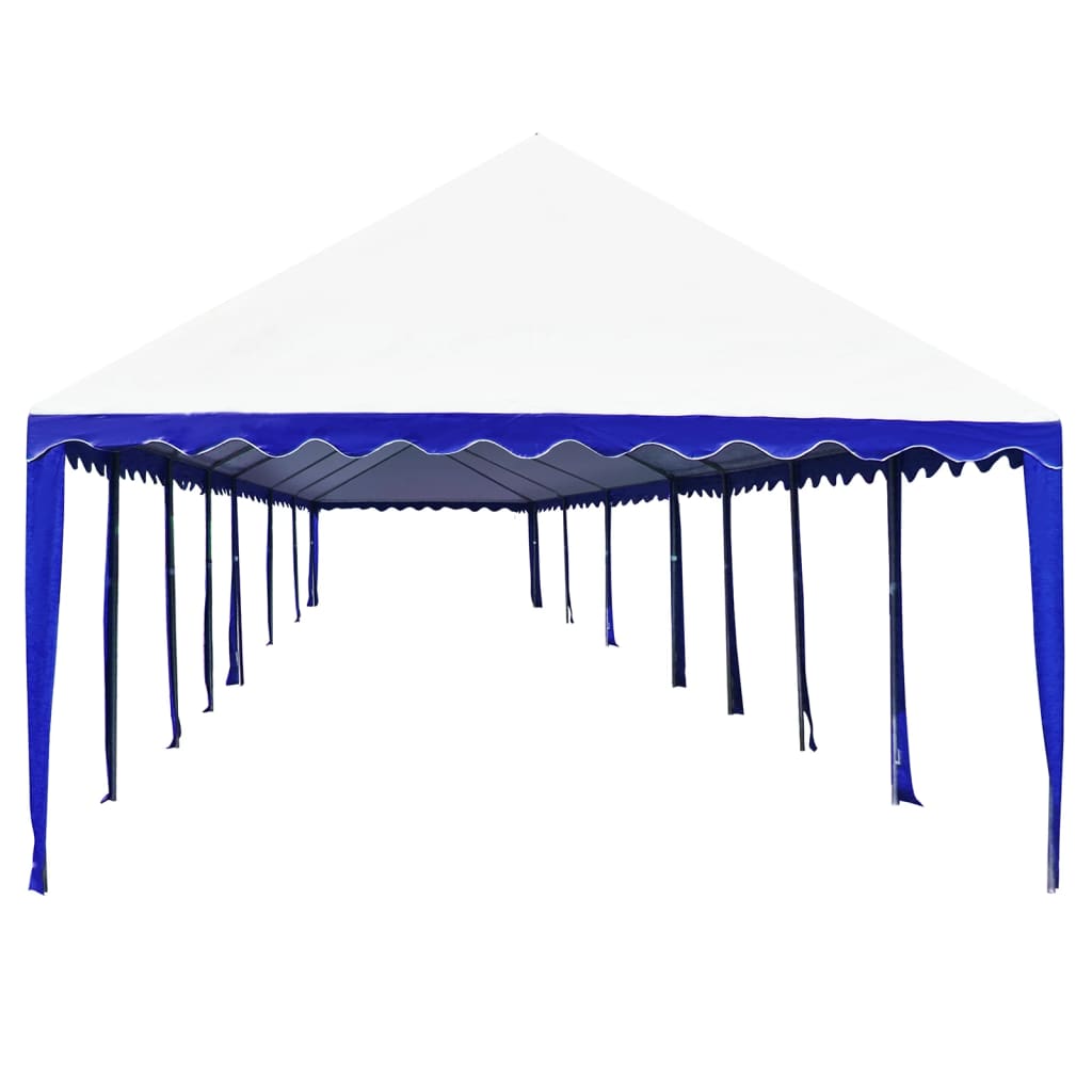 vidaXL Tent Fabric 6x14 m Blue and White