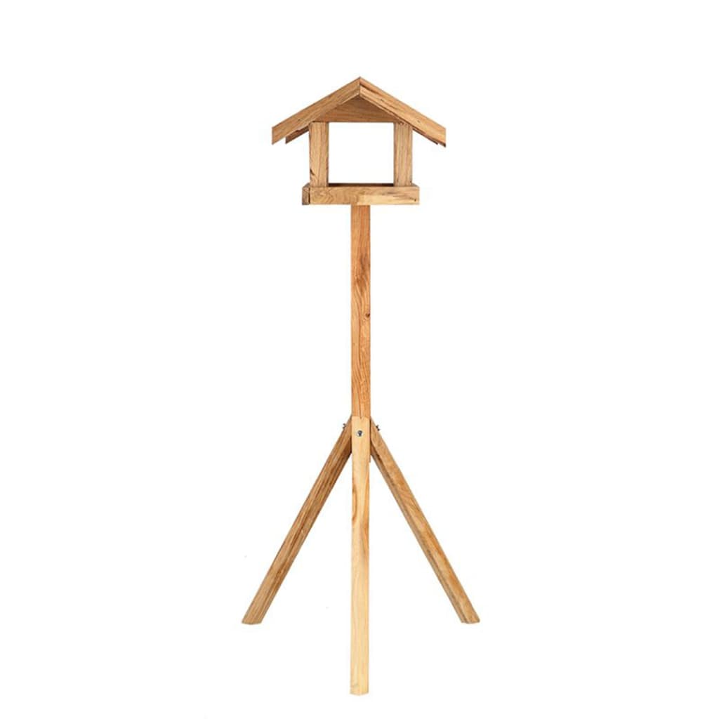 Esschert Design Bird Table with Rectangular Roof Steel