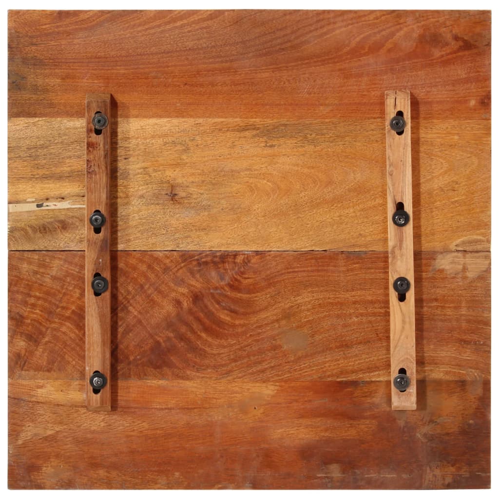 vidaXL Table Top 60x60x(2.5-2.7) cm Solid Wood Reclaimed