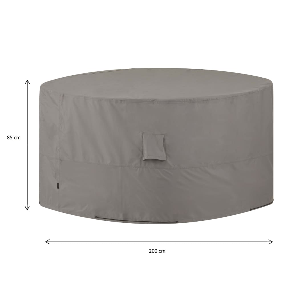 Madison Outdoor Furniture Cover Round 200cm Grey