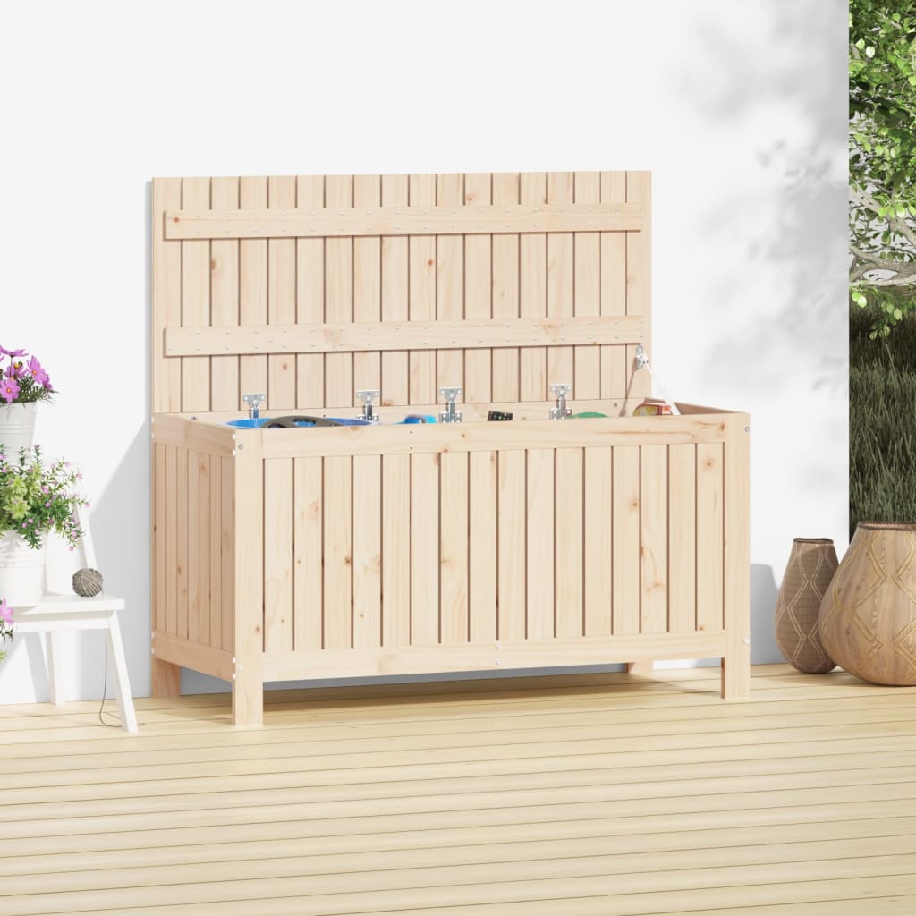vidaXL Garden Storage Box 115x49x60 cm Solid Wood Pine