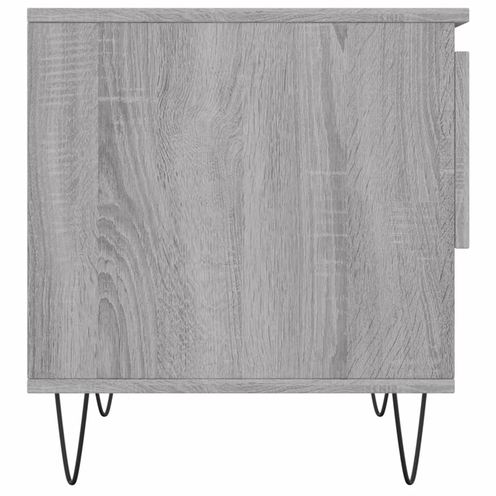 vidaXL Coffee Tables 2 pcs Grey Sonoma 50x46x50 cm Engineered Wood