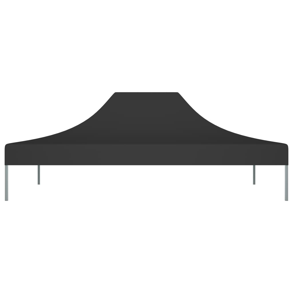 vidaXL Party Tent Roof 4x3 m Black 270 g/m²