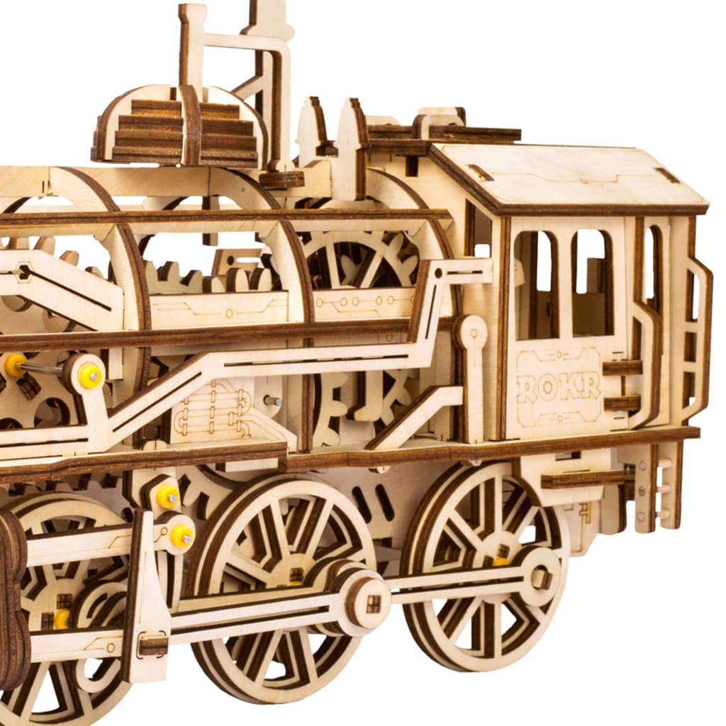 Robotime Mechanical Wooden Train Locomotive