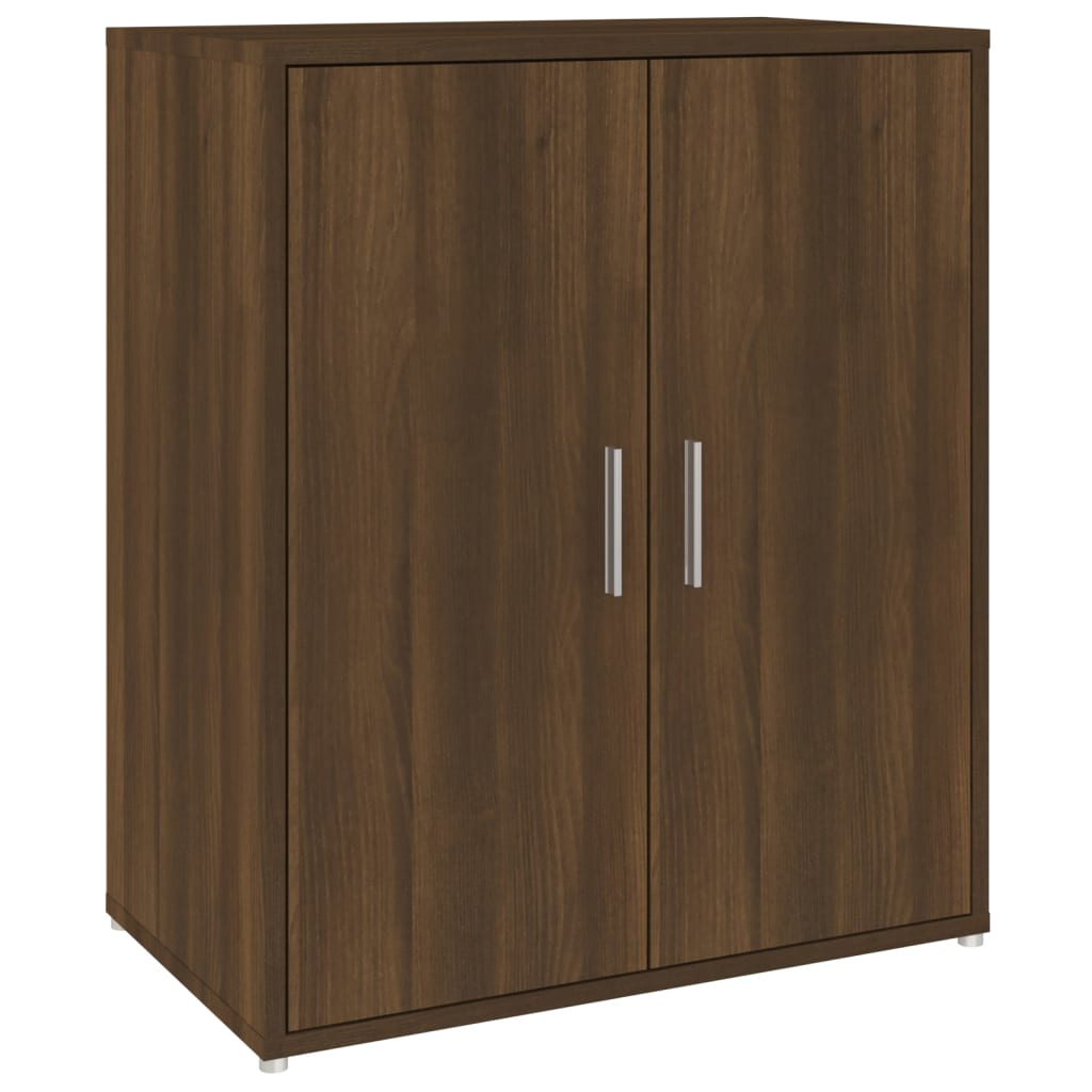 vidaXL Shoe Cabinet Brown Oak 60x35x70 cm Engineered Wood
