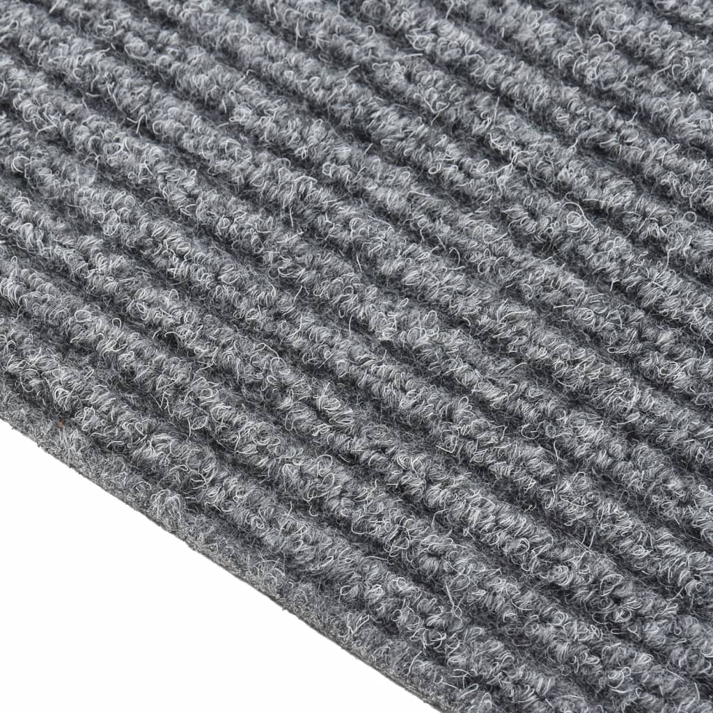 vidaXL Dirt Trapper Carpet Runner 100x100 cm Grey