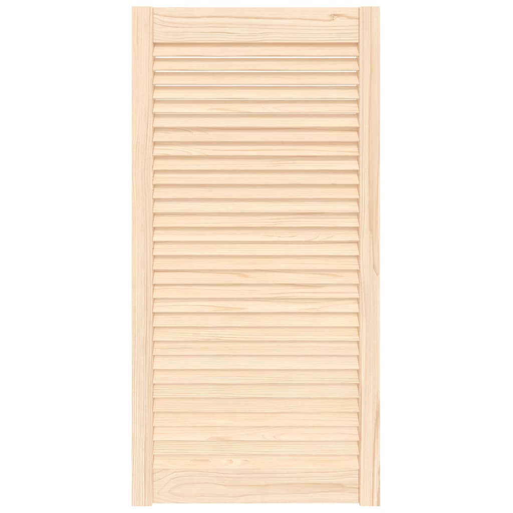 vidaXL Cabinet Door Louvred Design 99.3x49.4 cm Solid Wood Pine
