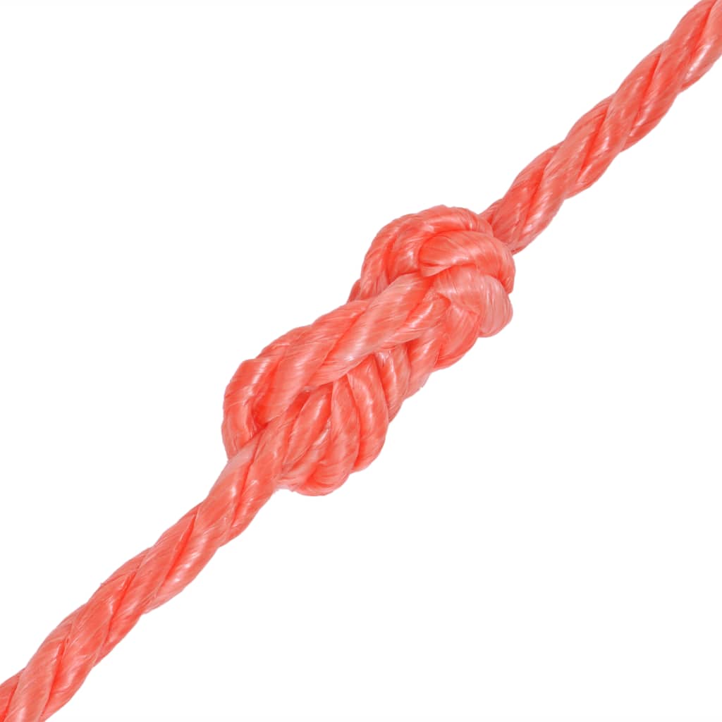 vidaXL Twisted Rope Polypropylene 12 mm 250 m Orange