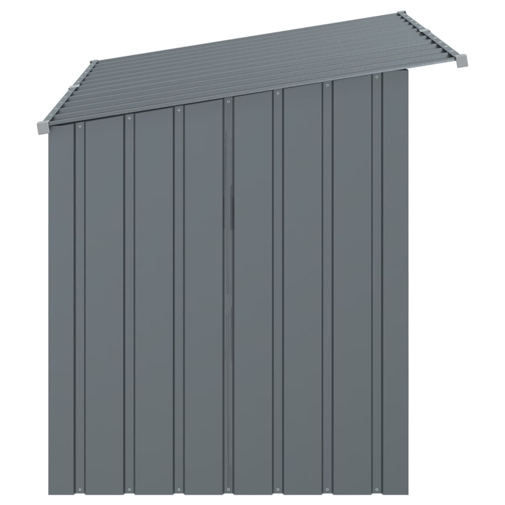 vidaXL Dog House with Roof Anthracite 153x91x110 cm Galvanised Steel