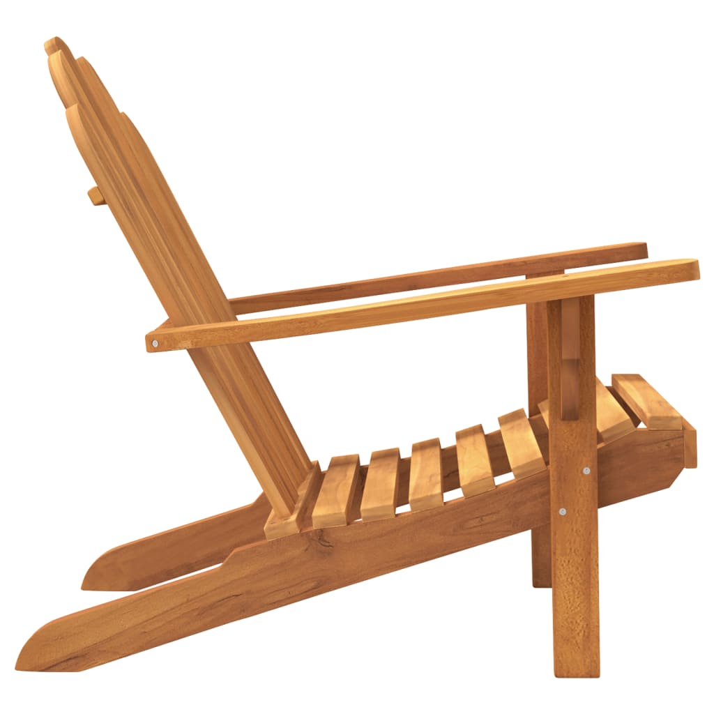 vidaXL Garden Adirondack Chair 79x95x92 cm Solid Wood Teak