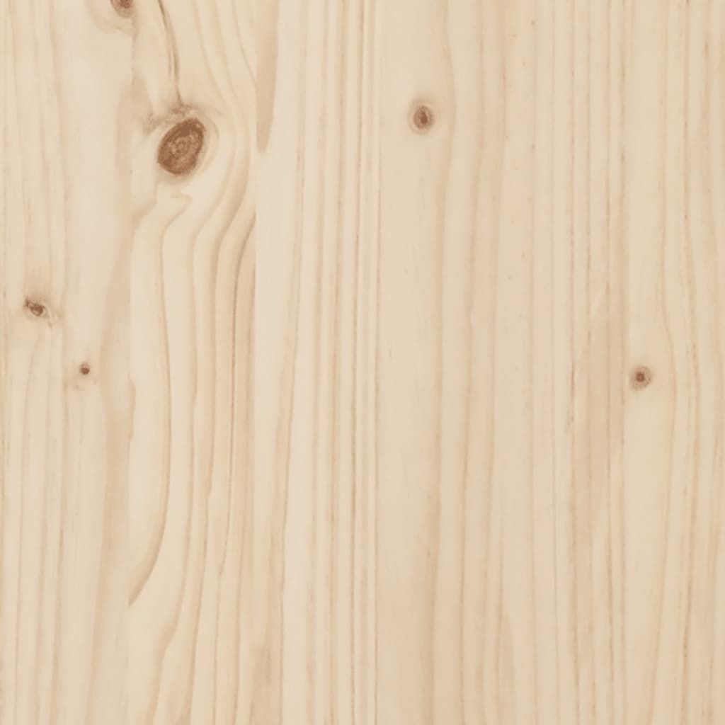 vidaXL Log Holder with Wheels 40x49x110 cm Solid Wood Pine