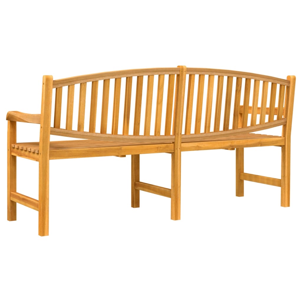 vidaXL Garden Bench 179.5x60x90 cm Solid Teak Wood