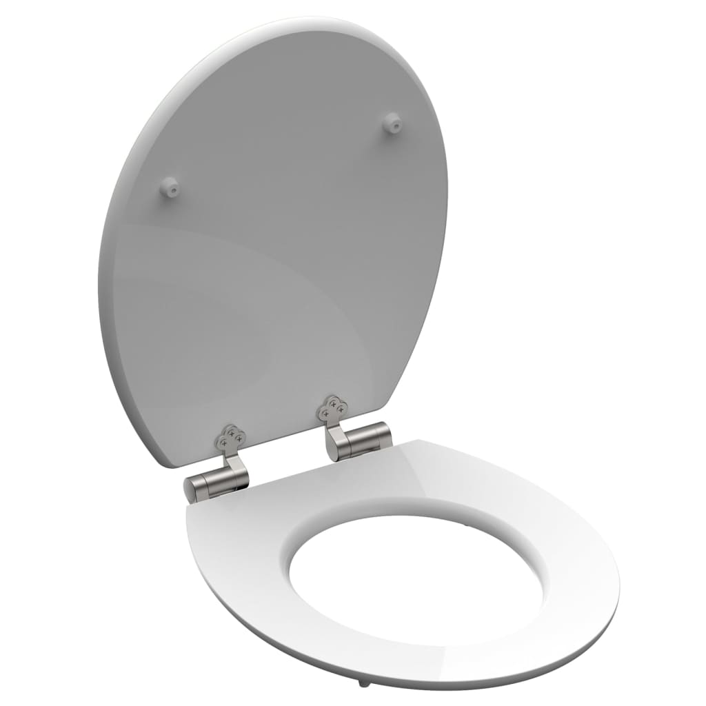SCHÜTTE High Gloss Toilet Seat with Soft-Close OASIS MDF