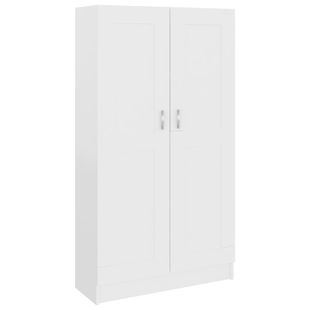 vidaXL Book Cabinet White 82.5x30.5x150 cm Engineered Wood