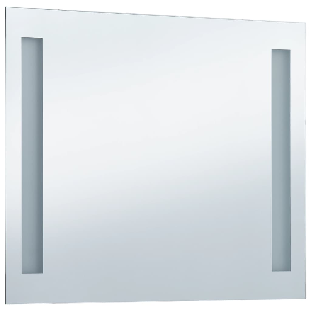 vidaXL Bathroom LED Wall Mirror 60x50 cm