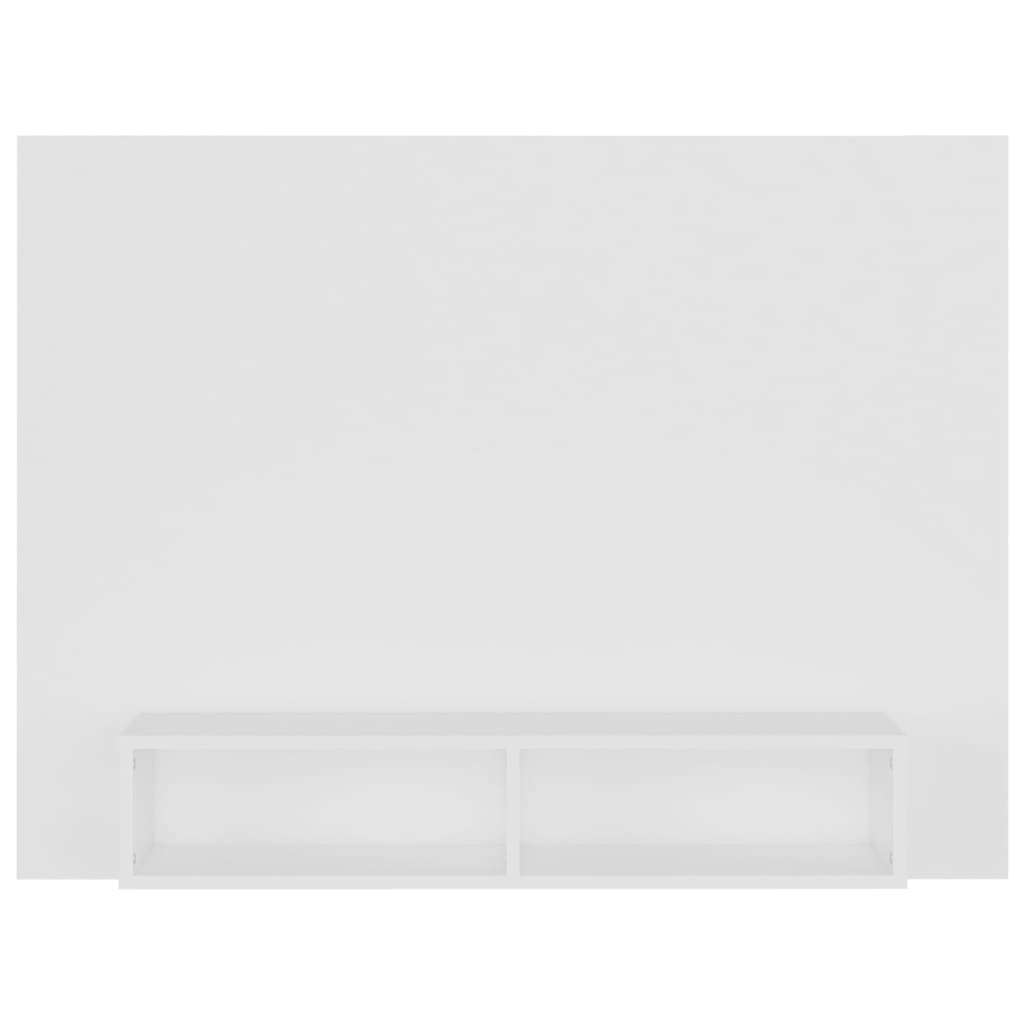 vidaXL Wall TV Cabinet White 120x23.5x90 cm Engineered Wood