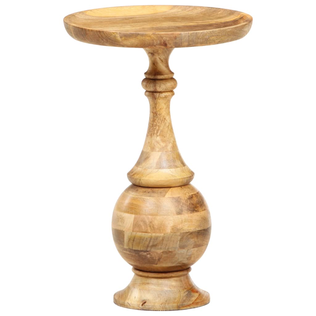 vidaXL Round Side Table 43x43x66 cm Solid Mango Wood