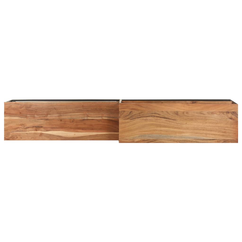 vidaXL TV Cabinet 180x30x50 cm Solid Acacia Wood