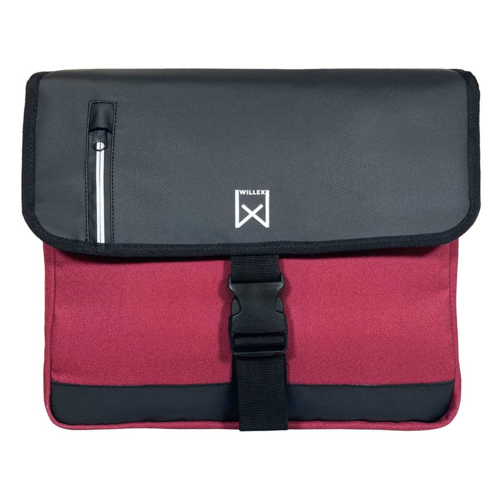 Willex Business Panniers 30 L Canvas Red and Black