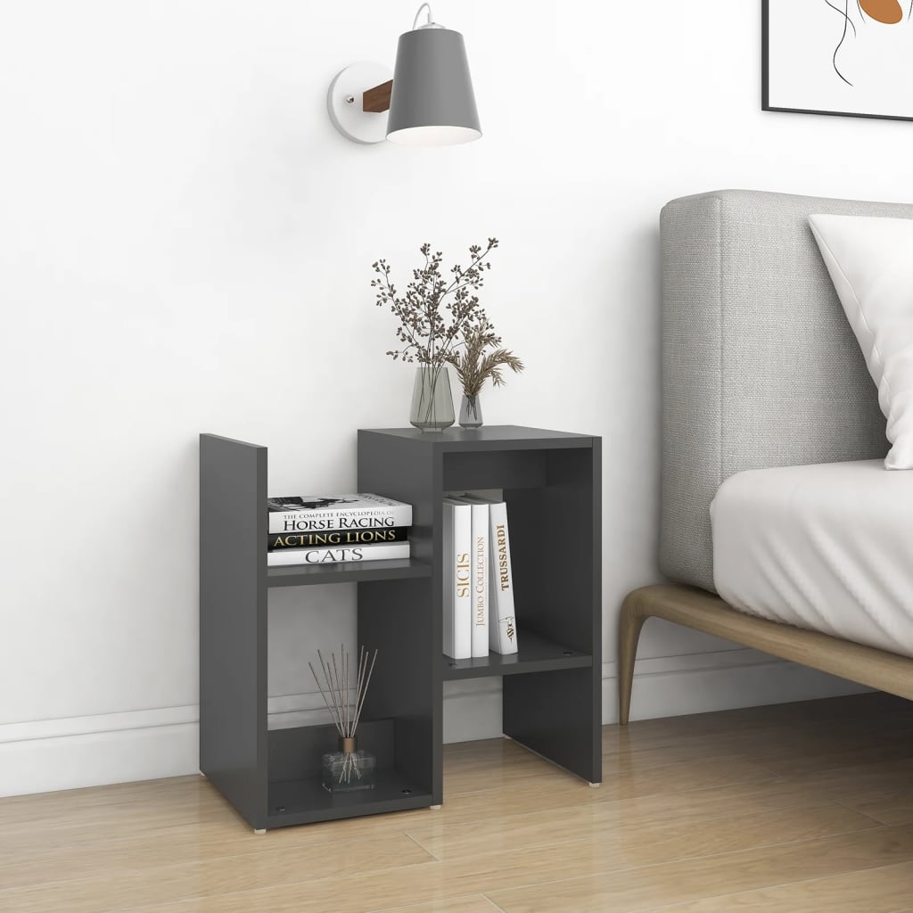 vidaXL Bedside Cabinets 2 pcs Grey 50x30x51.5 cm Engineered Wood