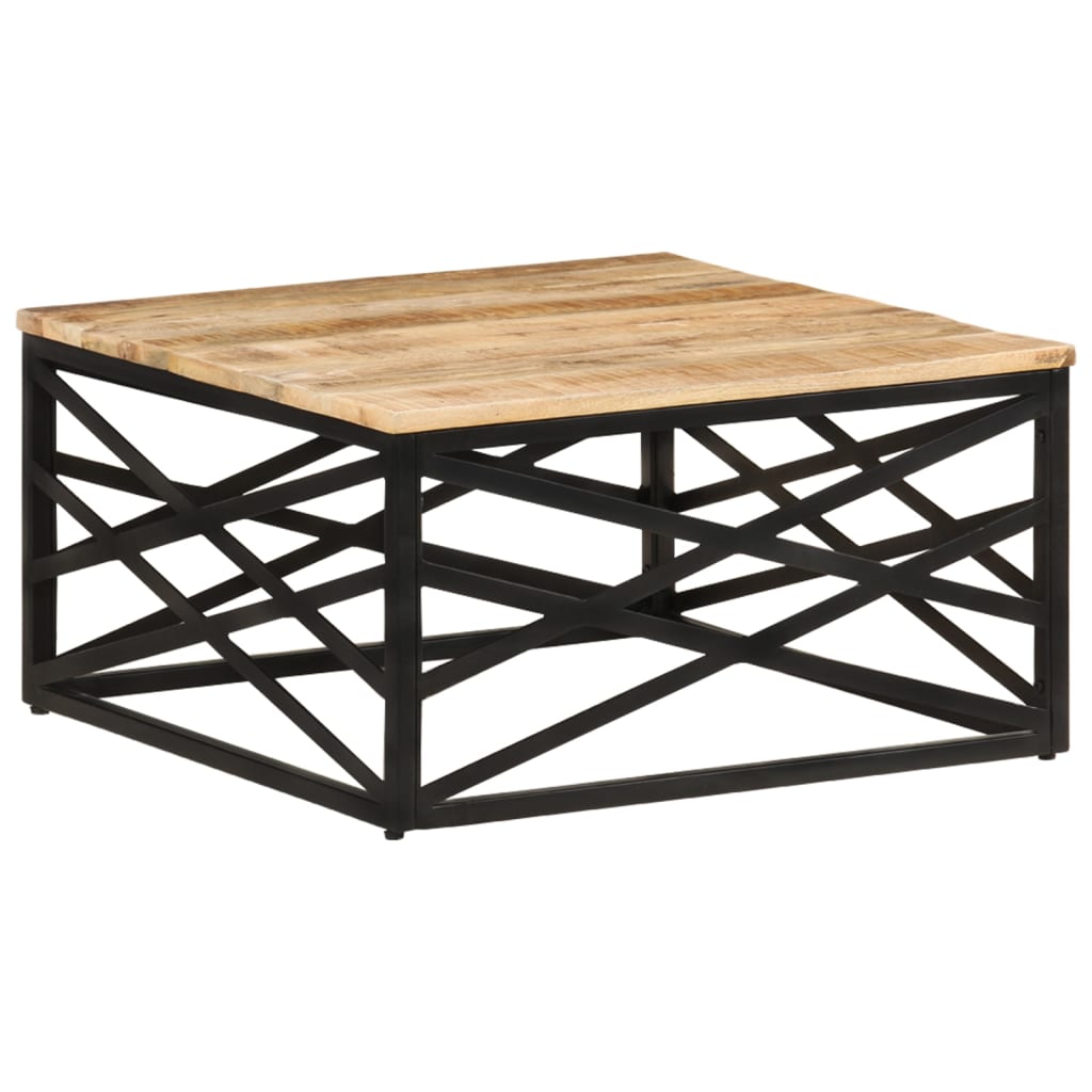 vidaXL Coffee Table 68x68x35 cm Solid Mango Wood