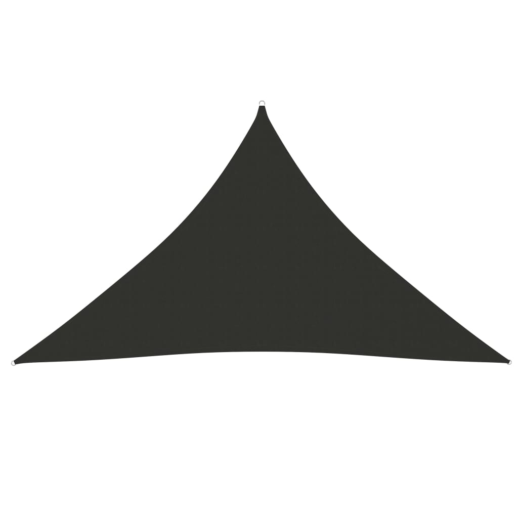 vidaXL Sunshade Sail Oxford Fabric Triangular 5x5x6 m Anthracite