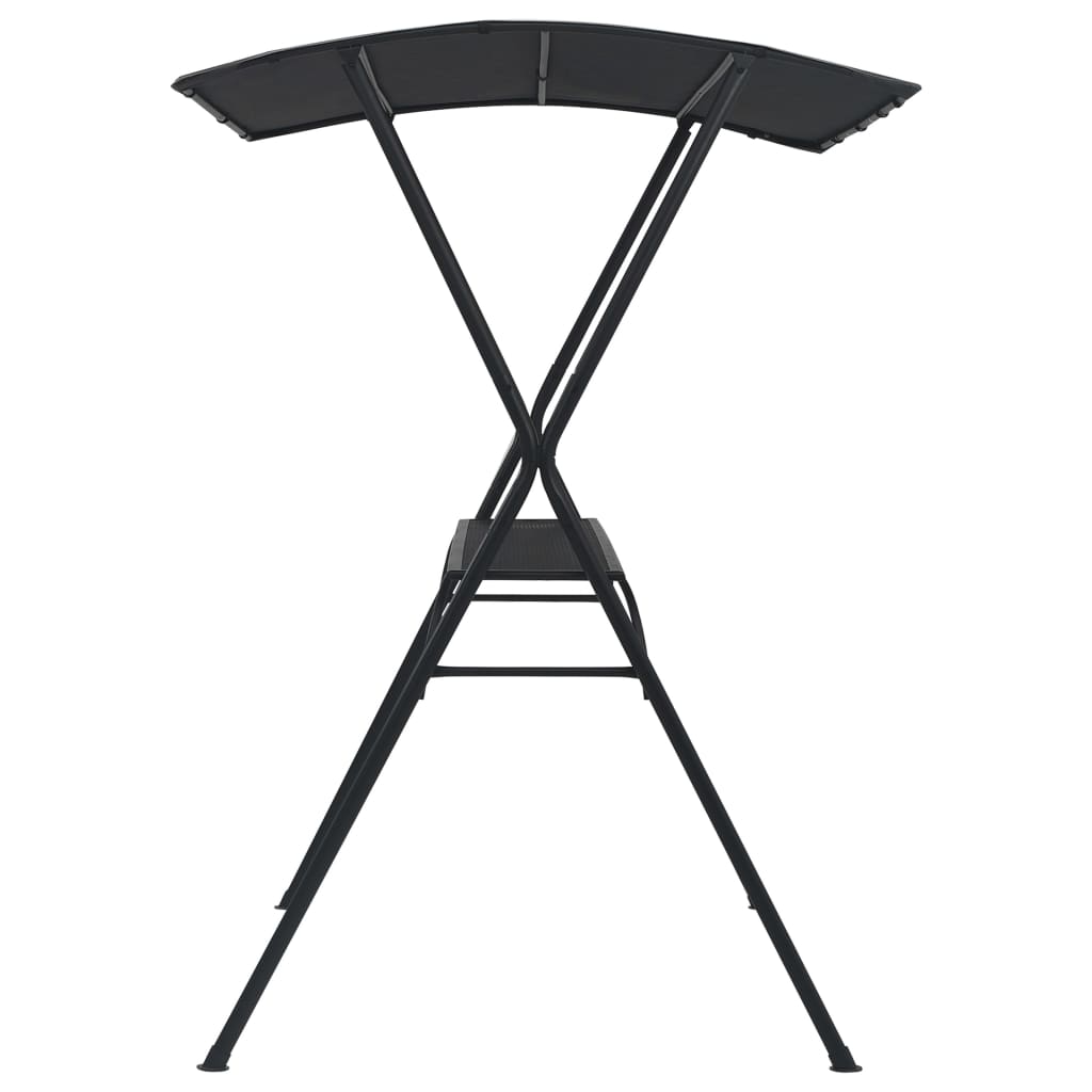 vidaXL Party Bar Table with Canopy 175x150x207 cm Anthracite Steel