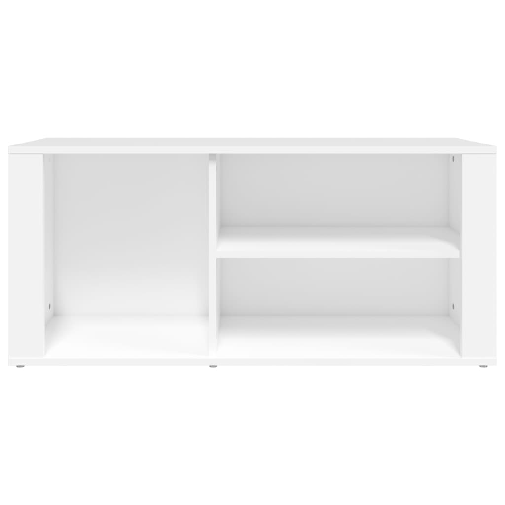 vidaXL Shoe Cabinet White 100x35x45 cm Engineered Wood