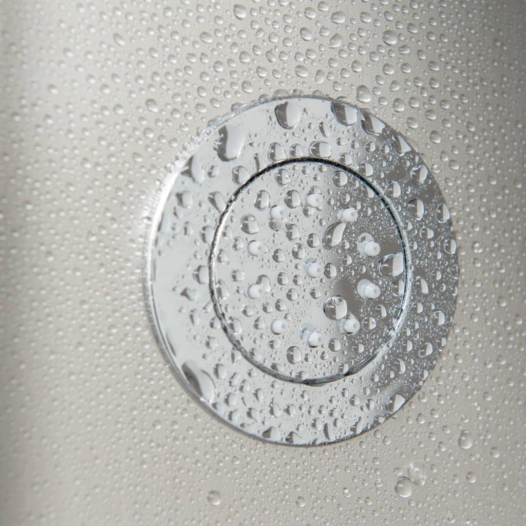 SCHÜTTE Shower Panel SANSIBAR Stainless Steel Colour