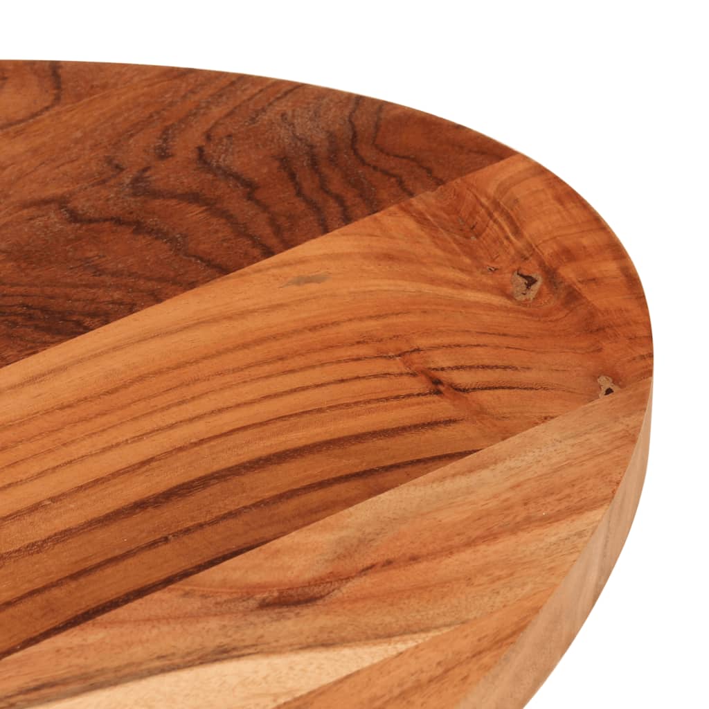 vidaXL Table Top 100x40x2.5 cm Oval Solid Wood Acacia