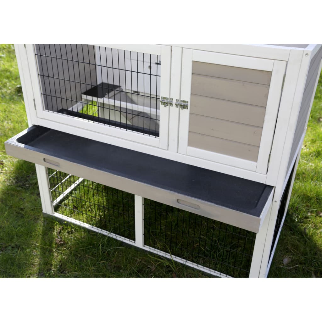 Kerbl Rodent House with Metal Bottom Lucky White 115x65x100 cm