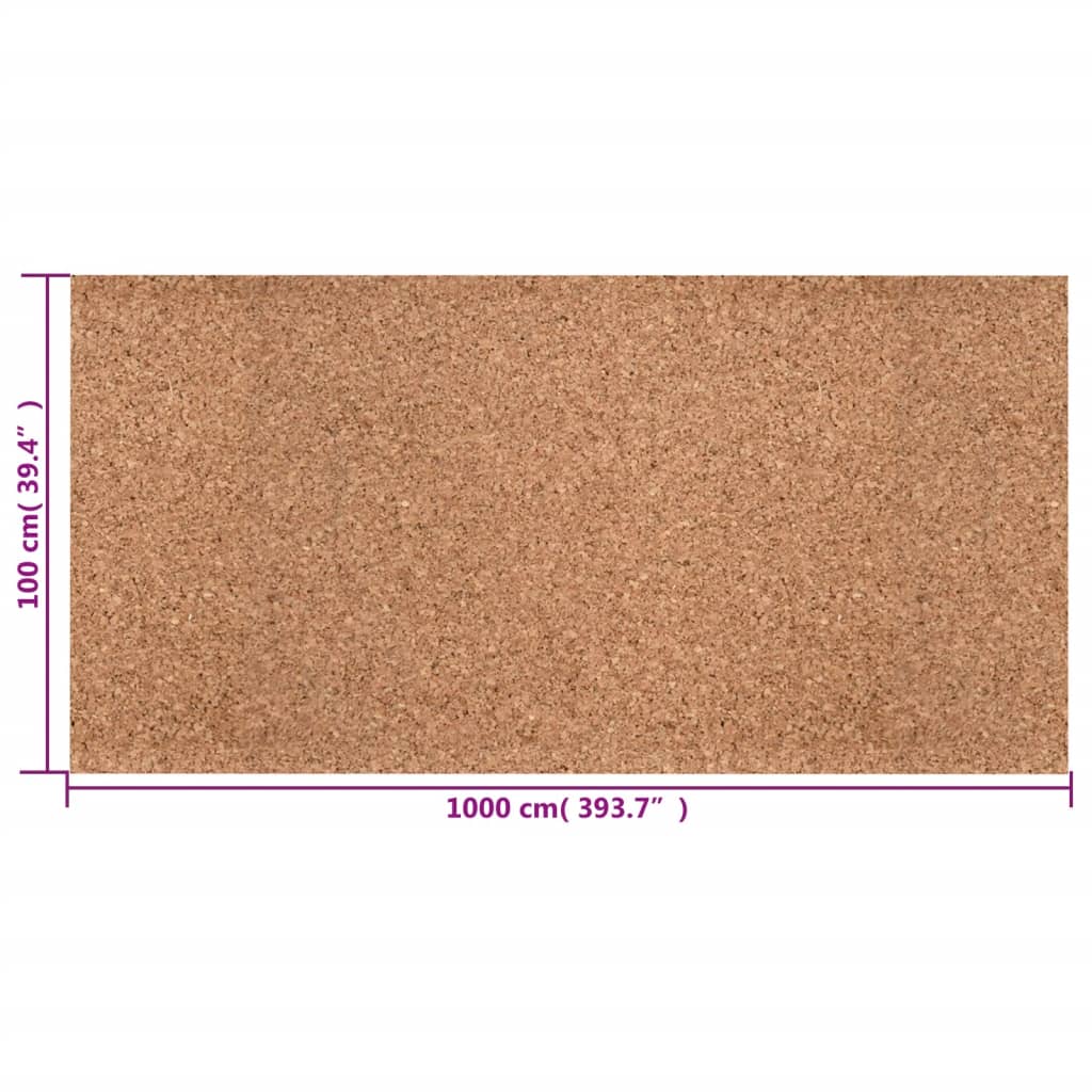 vidaXL Cork Roll 100x1000 cm 2 mm | vidaXL.ie